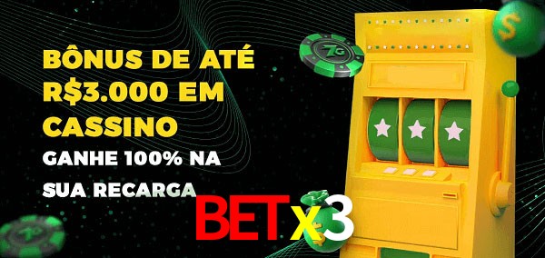 Betx3 melhor bônus de depósito
